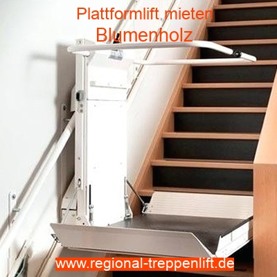 Plattformlift mieten in Blumenholz