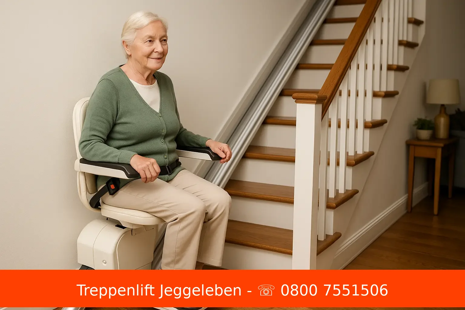 Sitzlift gerade, Innenbereich Jeggeleben