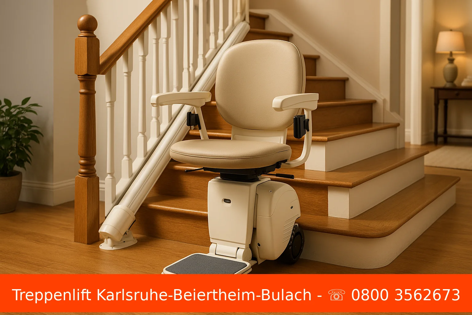 Treppenlift Karlsruhe-Beiertheim-Bulach