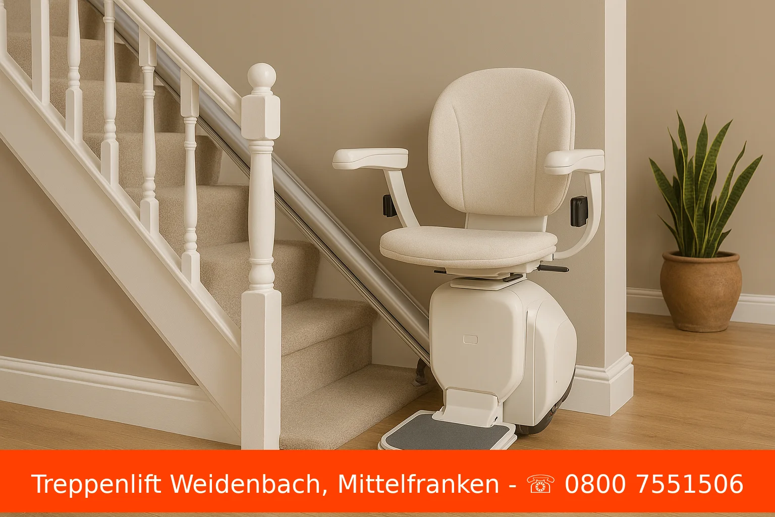 Treppenlift Weidenbach, Mittelfranken