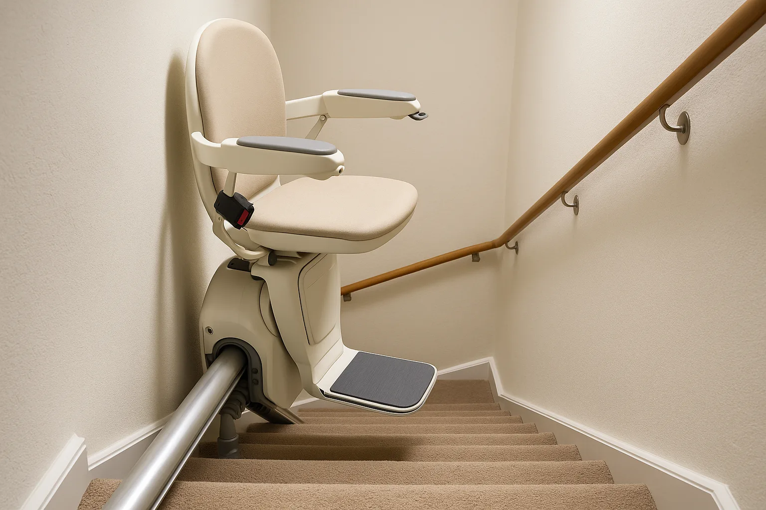 Schmale Treppe