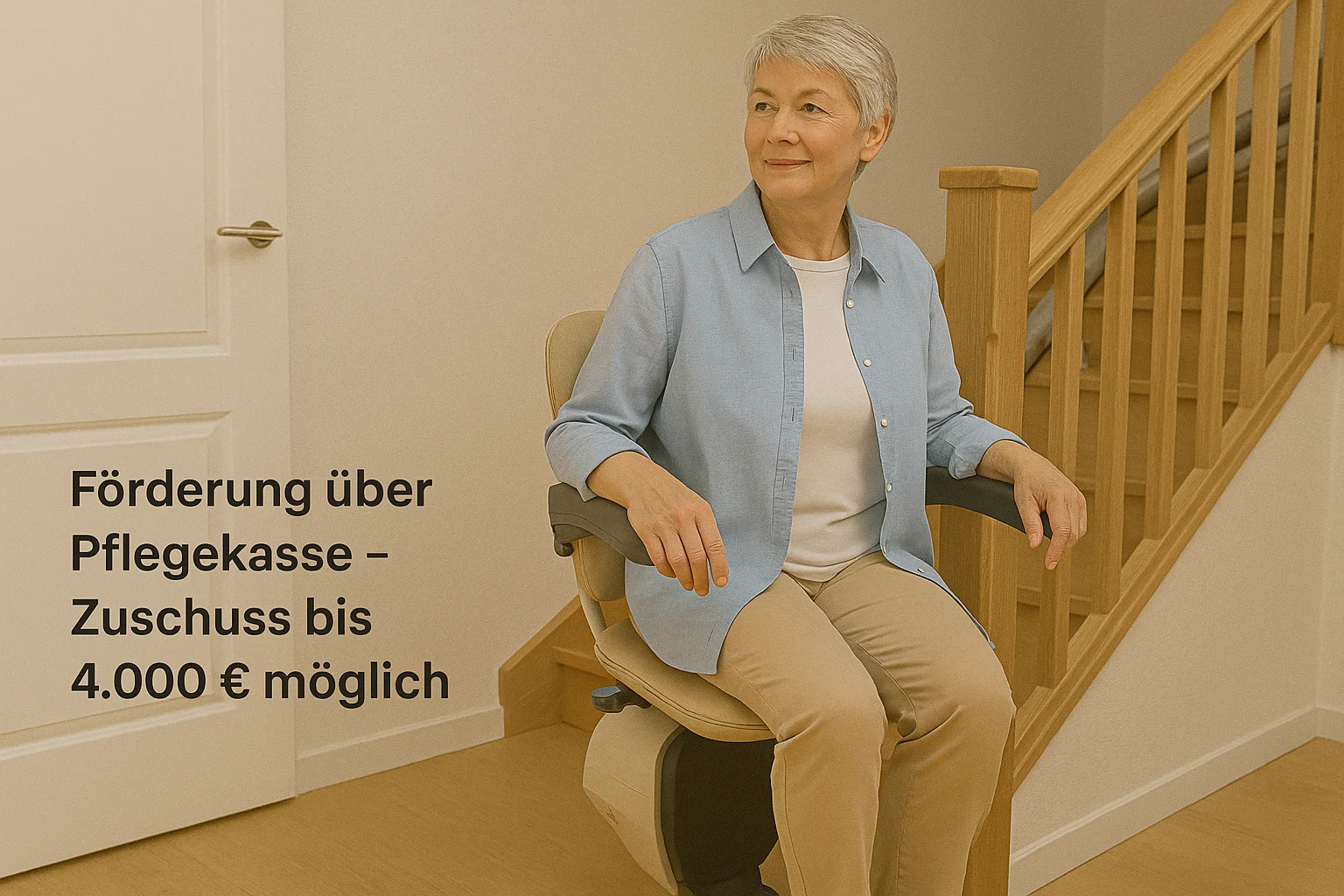 Treppenlift Förderung Pflegekasse – Zuschuss bei Miete