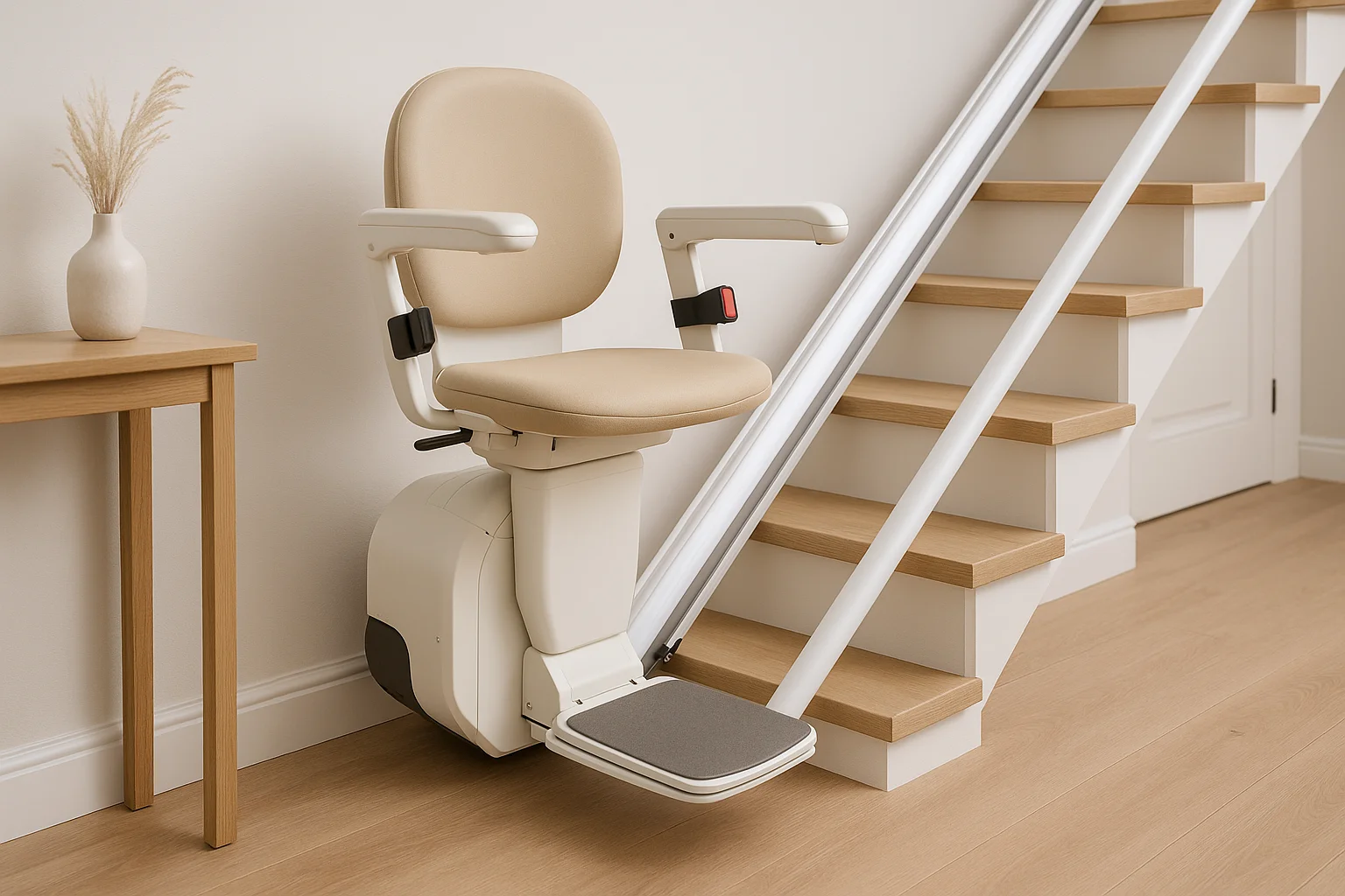 Treppenlift mieten innen – Sitzlift für gerade Treppe