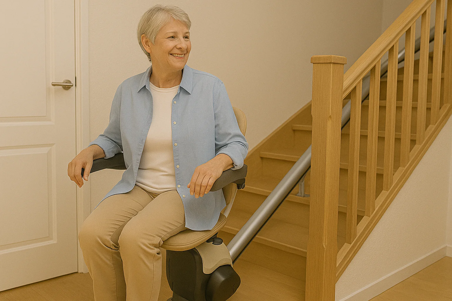 Seniorenlift mieten – komfortabler Einstieg mit Drehsitz