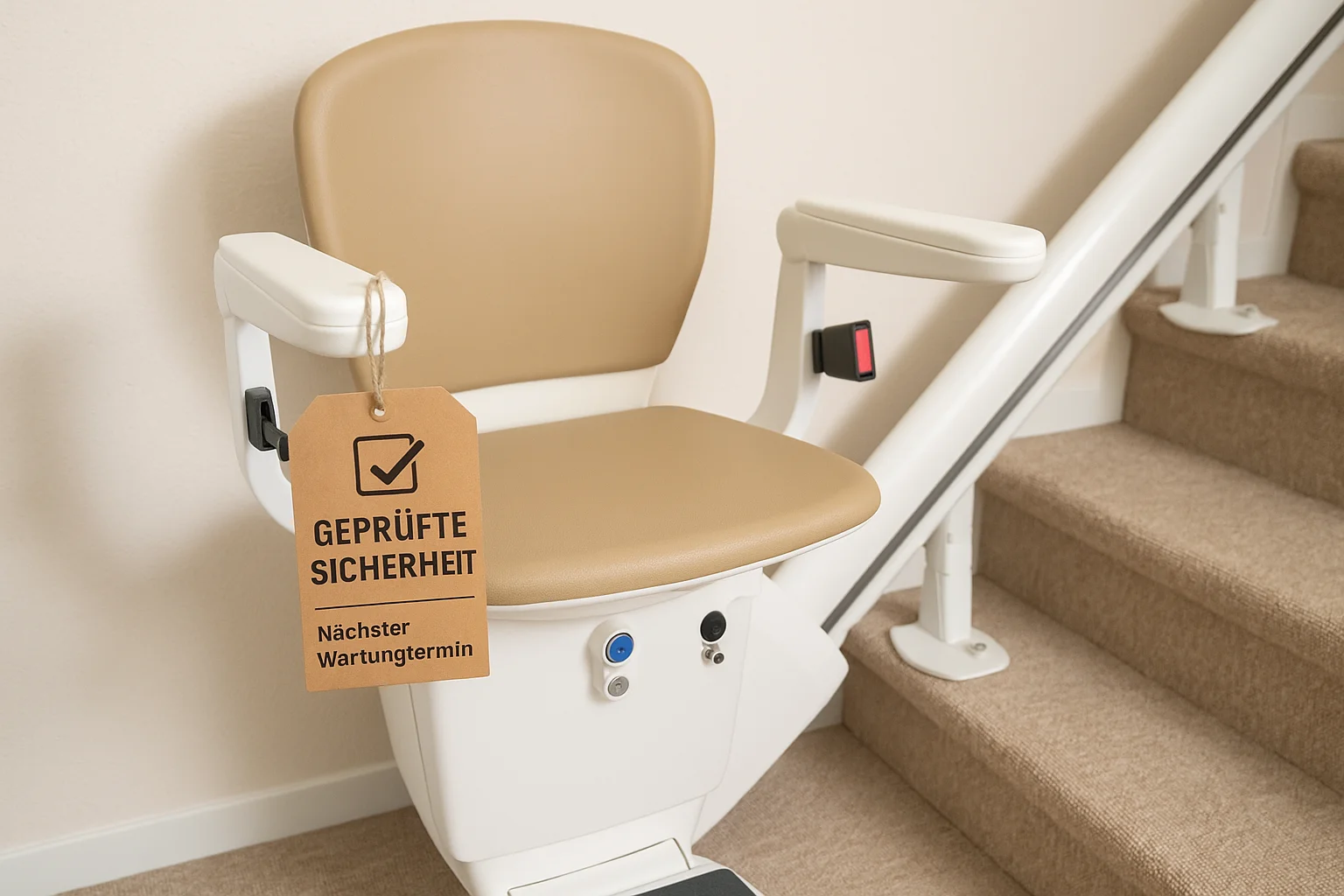 Treppenlift Wartung im Mietmodell – geprüfte Sicherheit