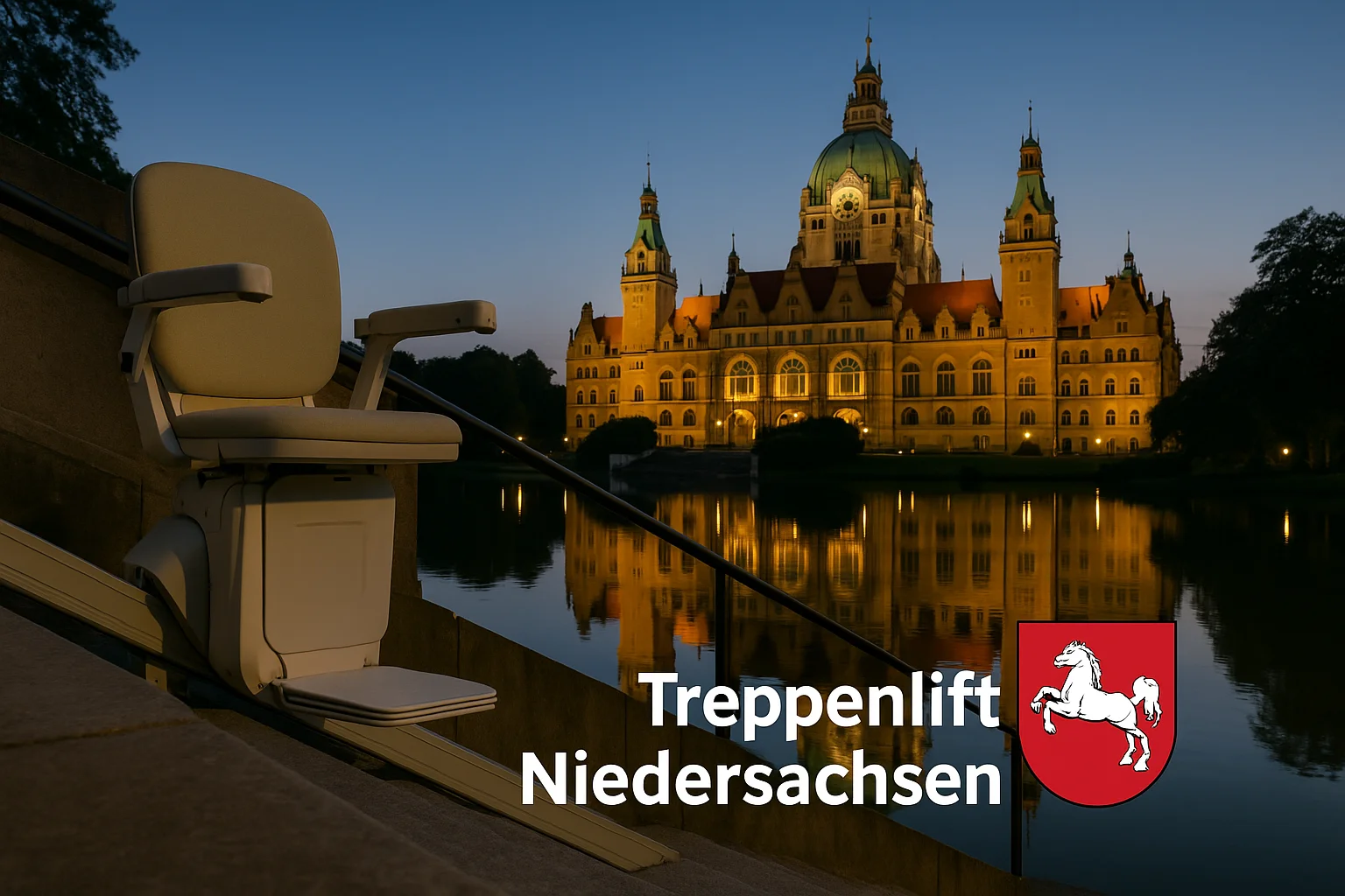 Treppenlift in einem Haus in Niedersachsen