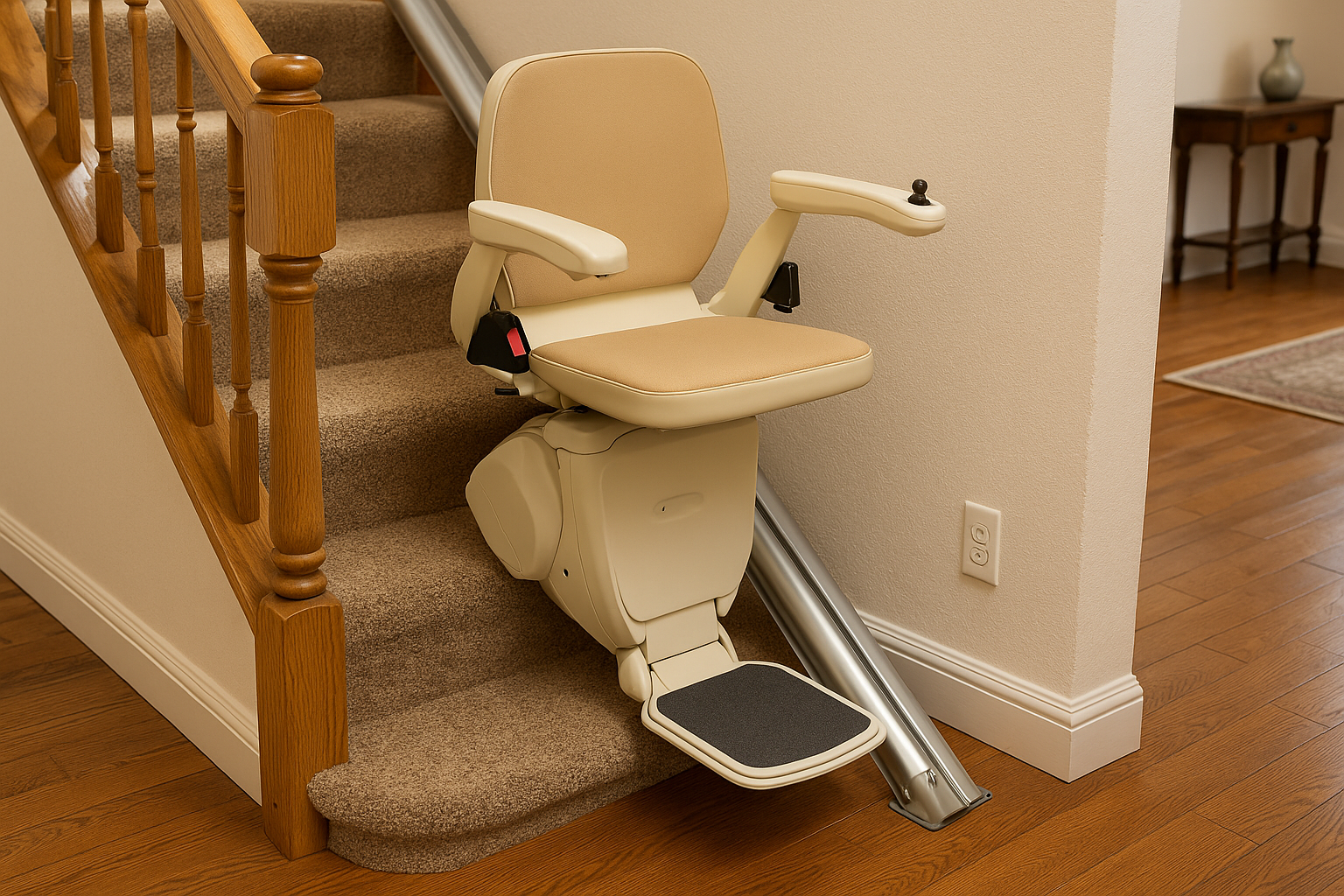 Sitzlift in Einfamilienhaus in NRW