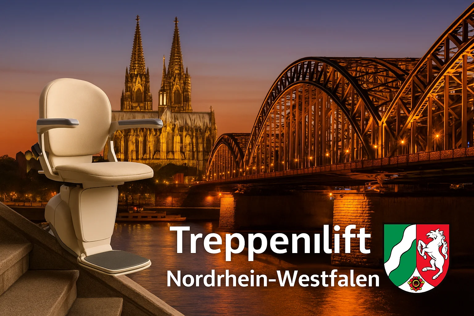 Treppenlift in einem Haus in Nordrhein-Westfalen