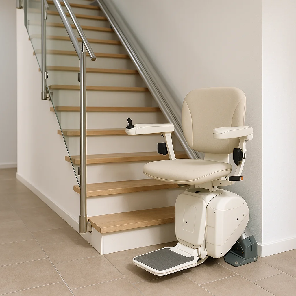 Sitzlift auf moderner Innentreppe (Platzhalter)