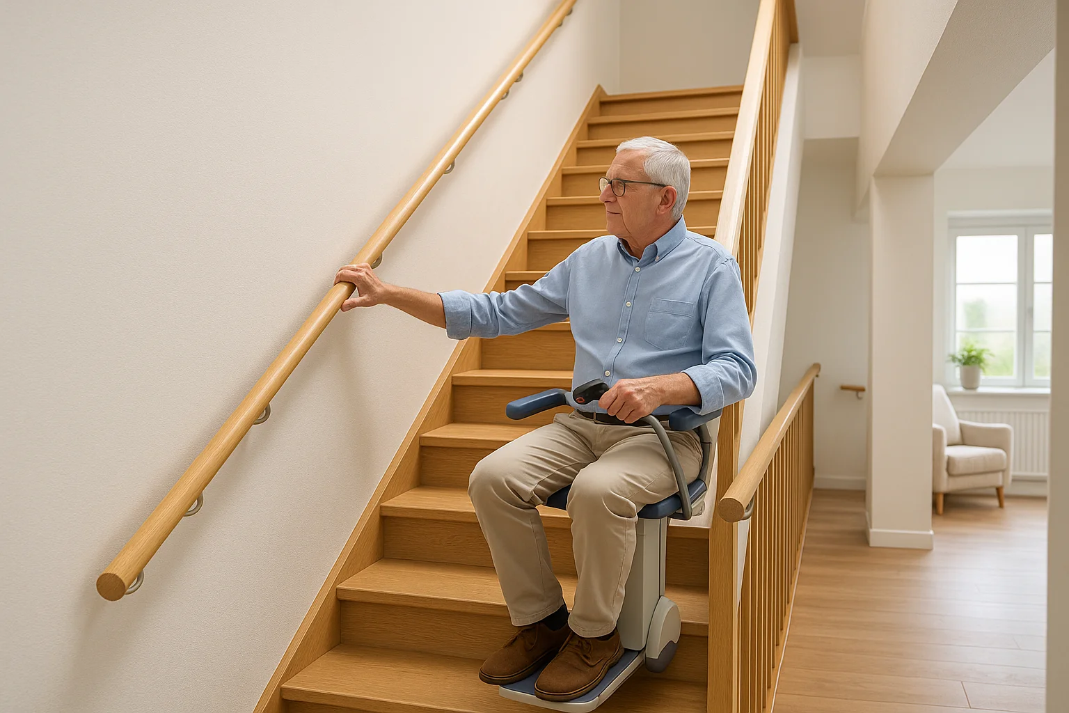 Assistenzsysteme als Alternative zum Treppenlift