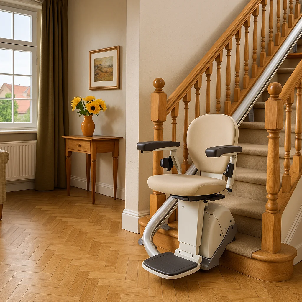 Sitzlift innen – Treppenlift Saarland