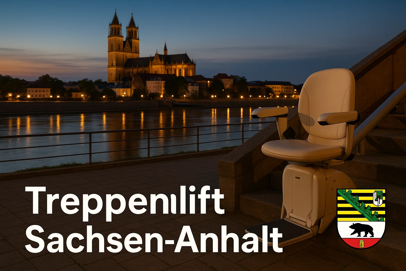 Treppenlift in einem Haus in Sachsen-Anhalt