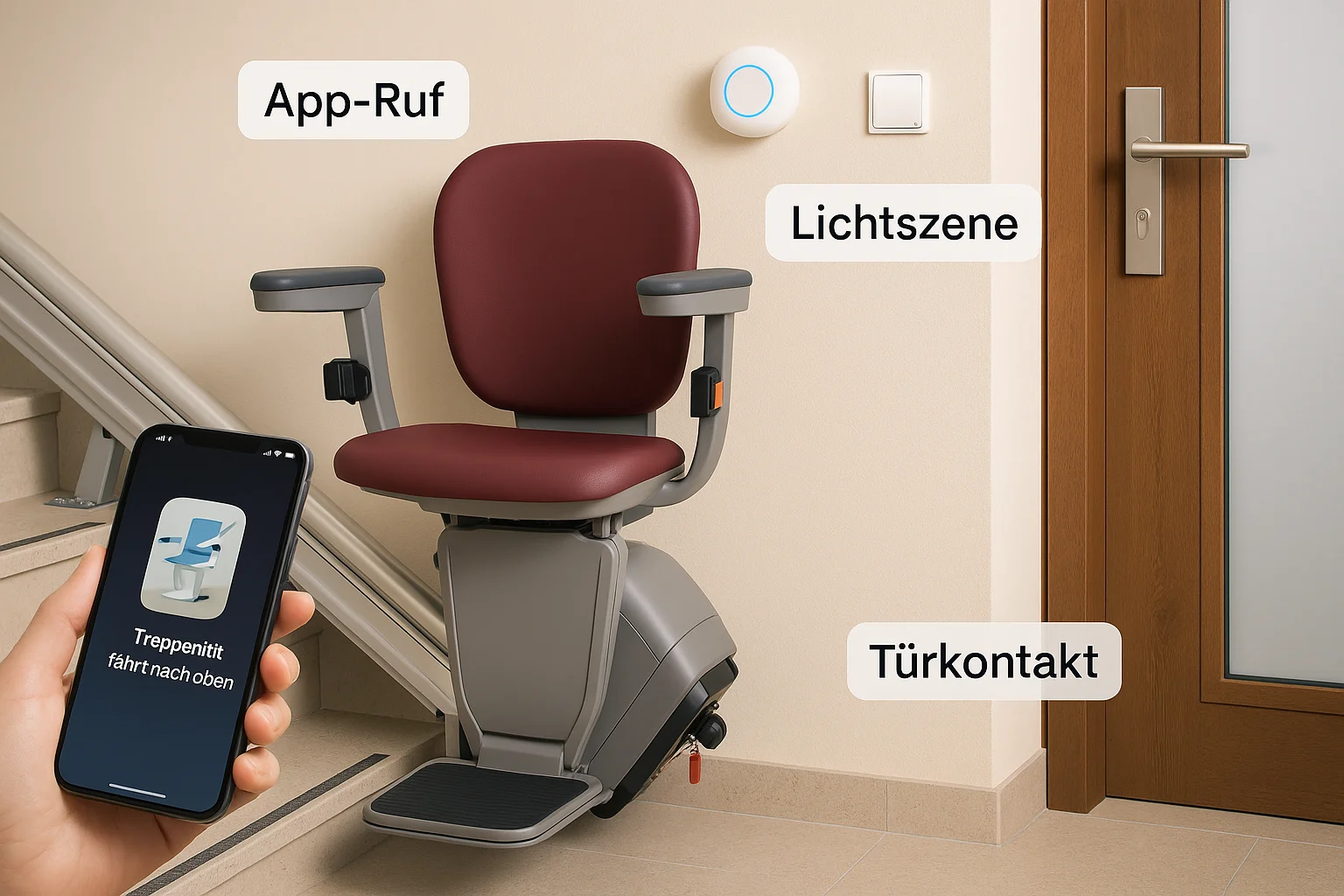 Smart-Home-Treppenlift Jakobsdorf bei Stralsund